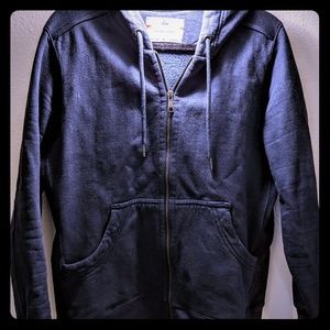 [American Giant] Navy Hoodie w/ Logo XL EUC